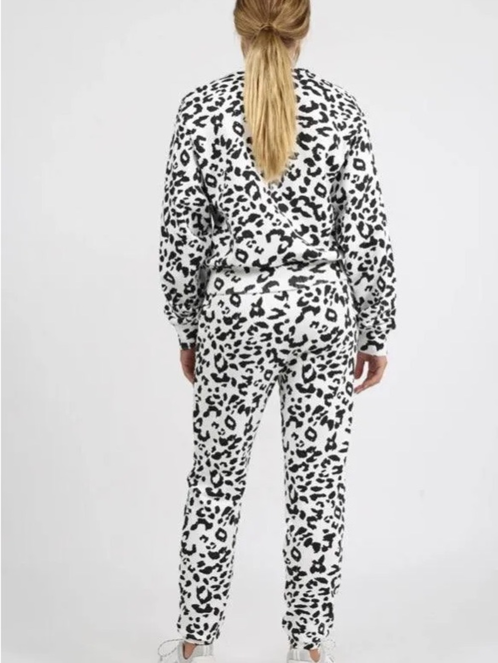 Brunette the Label - Snow Leopard 🐆 Best Friend Jogger SET (NWT) *Two Pieces* - Picture 10 of 16